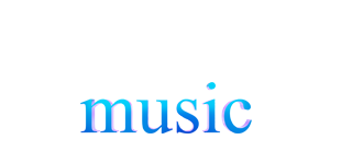 music title in 3d design